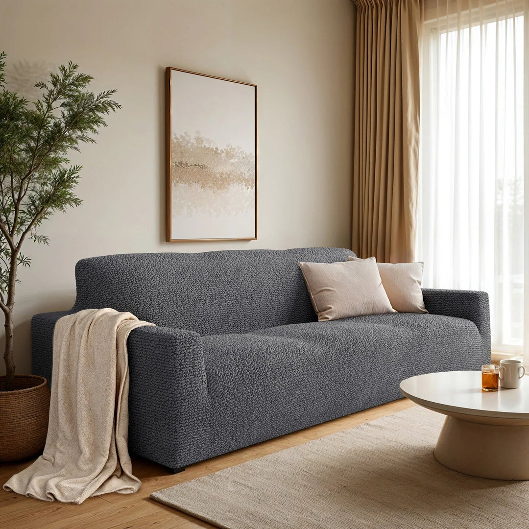 3 - Seater Stretch Sofa Slipcover for Microfiber Couch - Lexians