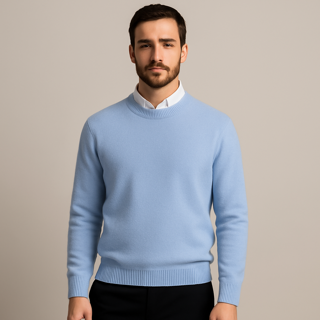 Men's oversized sweater, ultimate comfort & casual style. Loose fit pullover, cozy winter fashion for men.