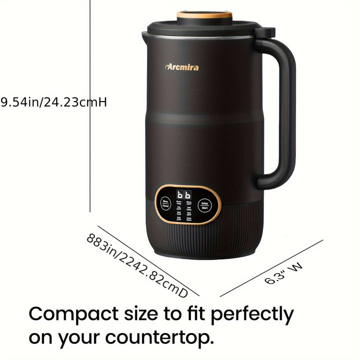Versatile Tavvitaimp18 8-in-1 plant milk machine, 35oz, ideal for creating various dairy-free, vegan milks.