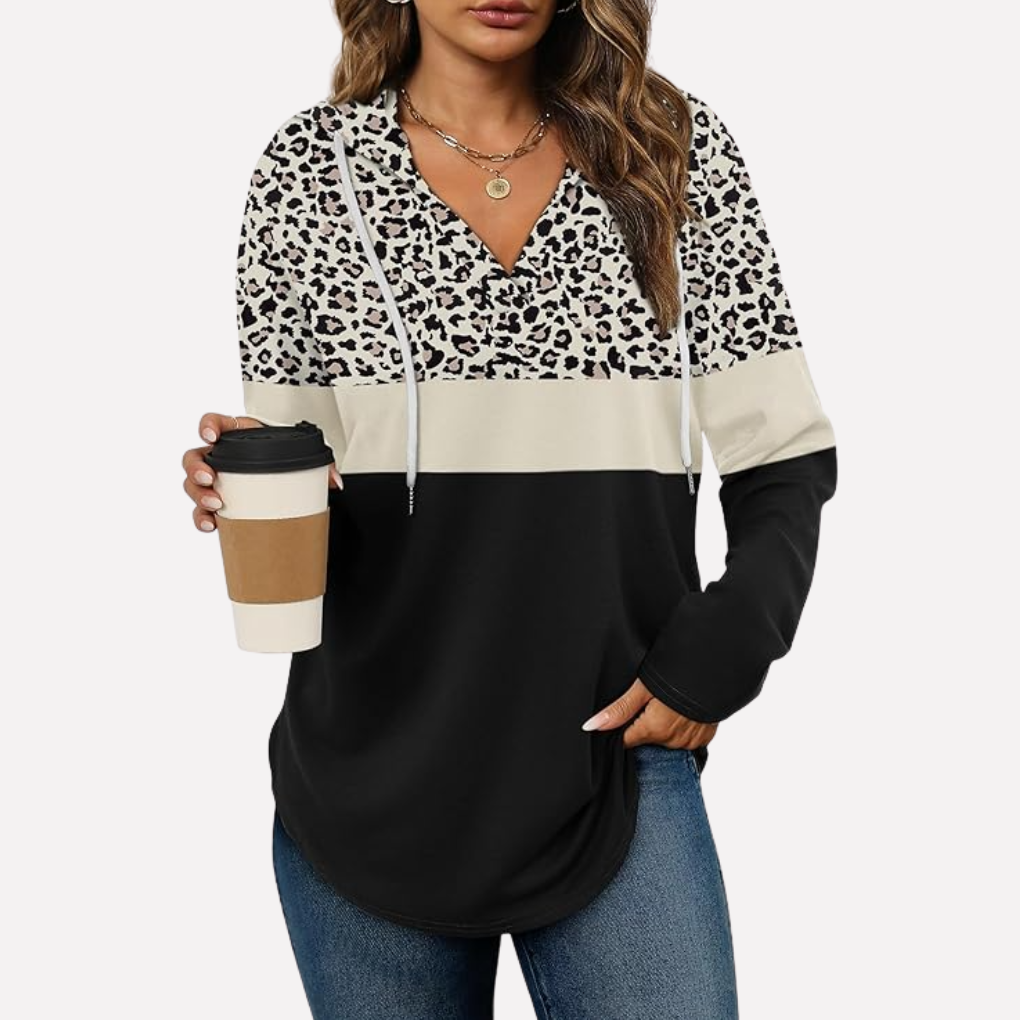 Relaxed fit women's long sleeve crewneck pullover for ultimate everyday comfort and style.