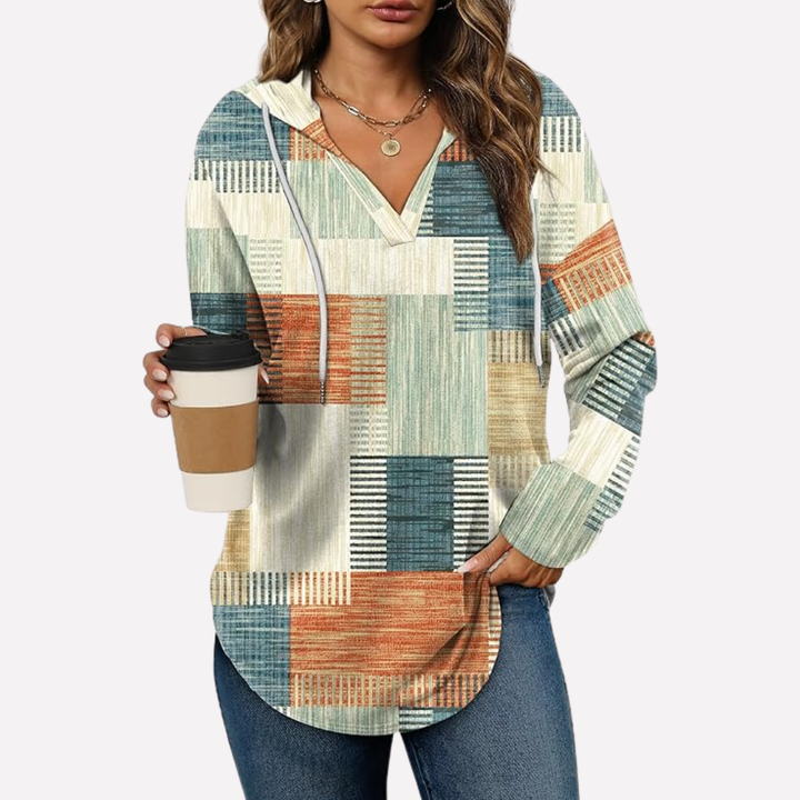 Ultra-soft oversized women's sweatshirt, ideal for loungewear, everyday comfort and relaxed fit.