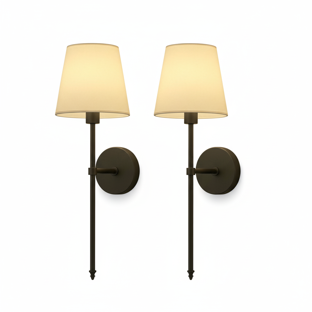 Wireless Fabric Wall Lights - Adjustable & Portable
