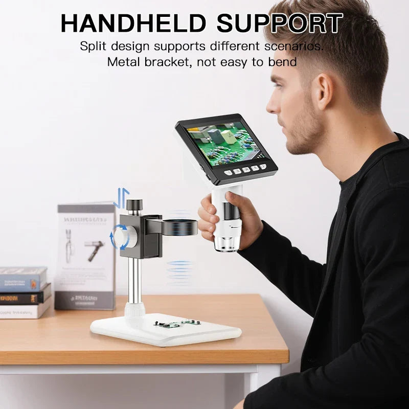Educational USB digital microscope for students, learning, and detailed scientific or hobby inspection.