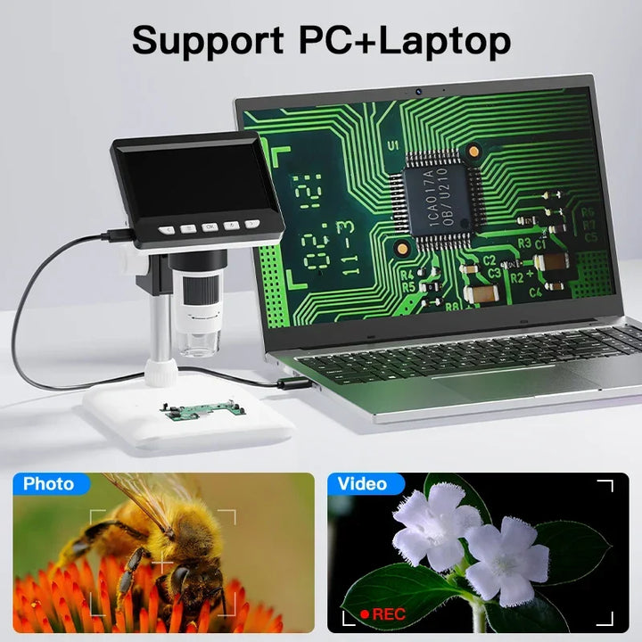 Tavvitaimp18 USB digital microscope, essential precision tool for hobbyists, DIY, and educational use.