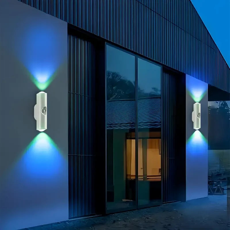 Energy-efficient motion sensor wall light, USB rechargeable and bright LED.