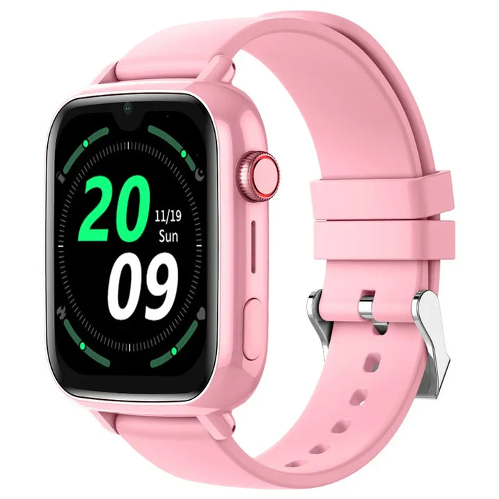 Kids' 4G smartwatch with GPS tracker & video calling, ensuring child safety & communication for parents.