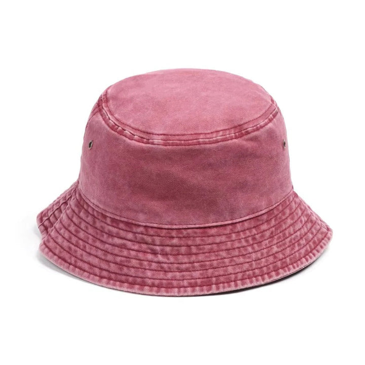 Comfortable unisex bucket hat in classic denim, made of breathable cotton for ultimate summer style.