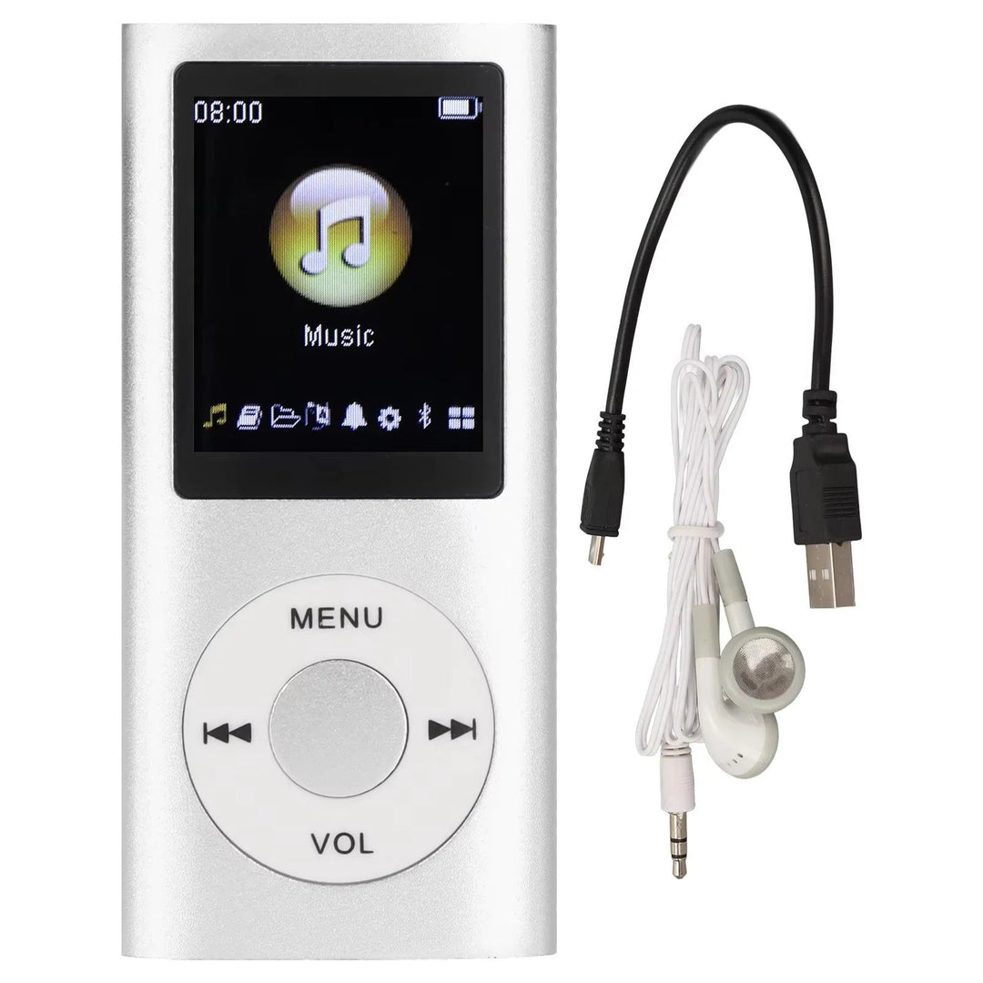 Compact digital MP3 player with 1.8-inch LCD, perfect for portable music & video on the go.