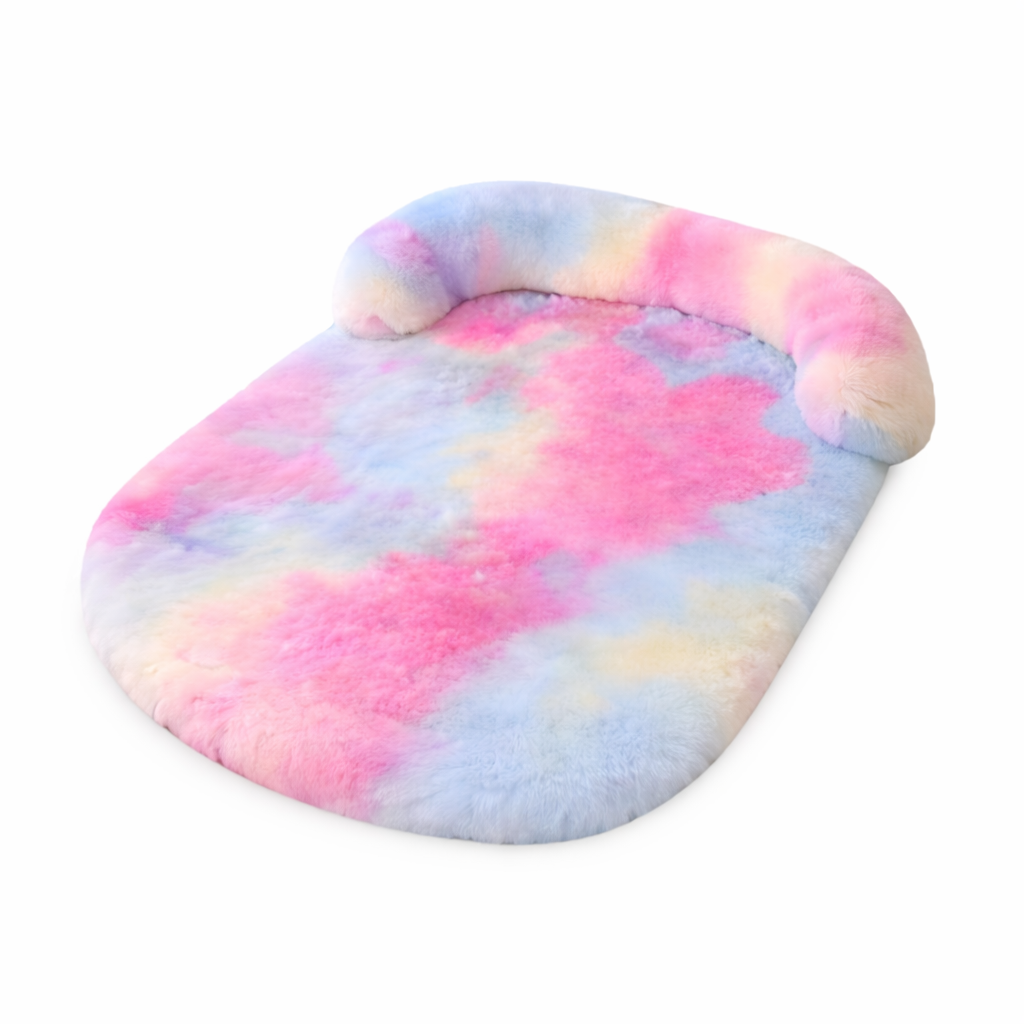 Comfortable anti-slip pet bed for dogs, designed with a washable cover for easy cleaning.