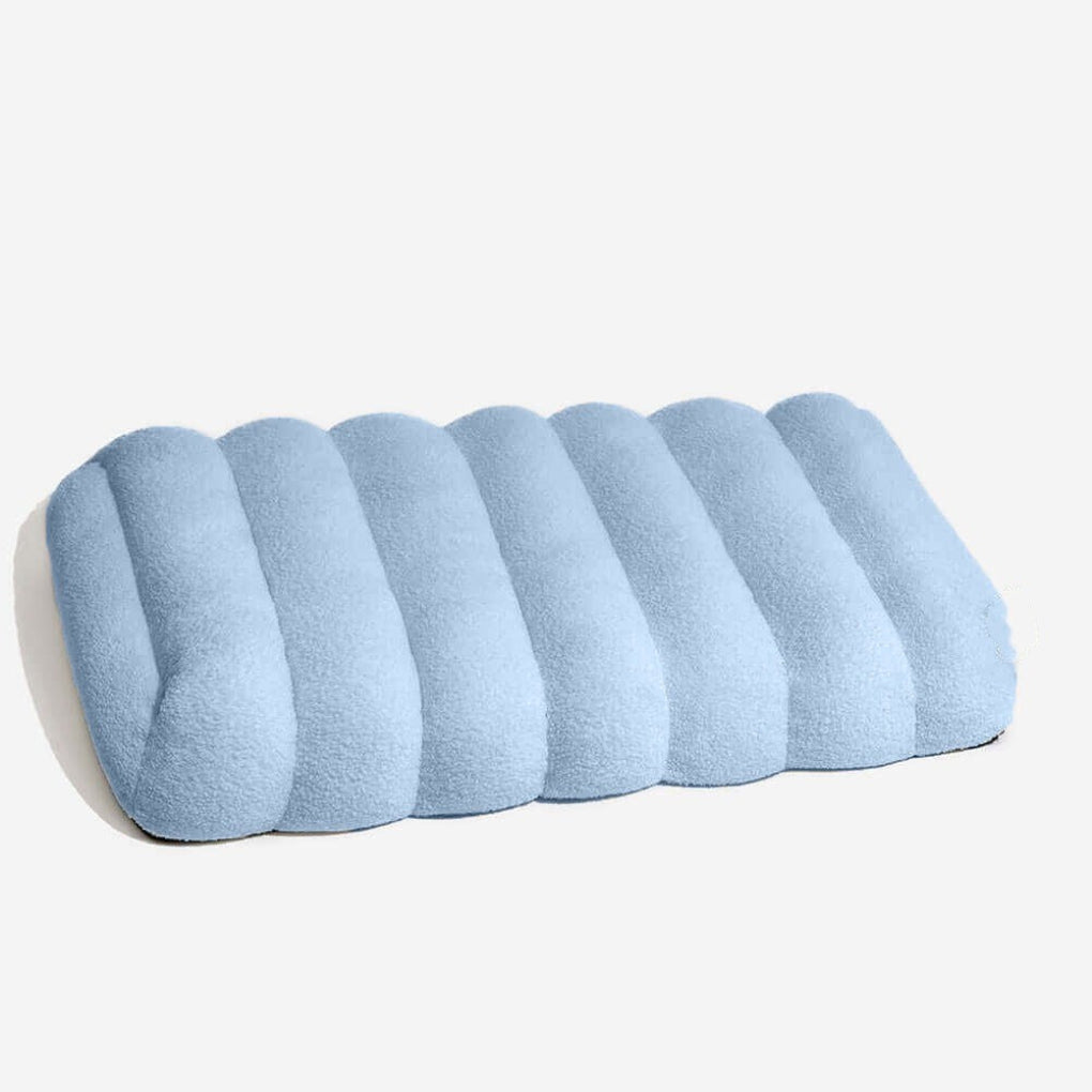 Cosy creamy large flat dog bed providing ultimate pet comfort. Washable & durable for big dogs, a premium pet supply.