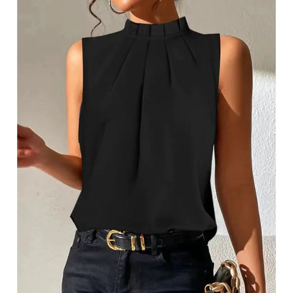 Feminine off-shoulder top for women, a stylish and flowy blouse suitable for elegant summer outfits.
