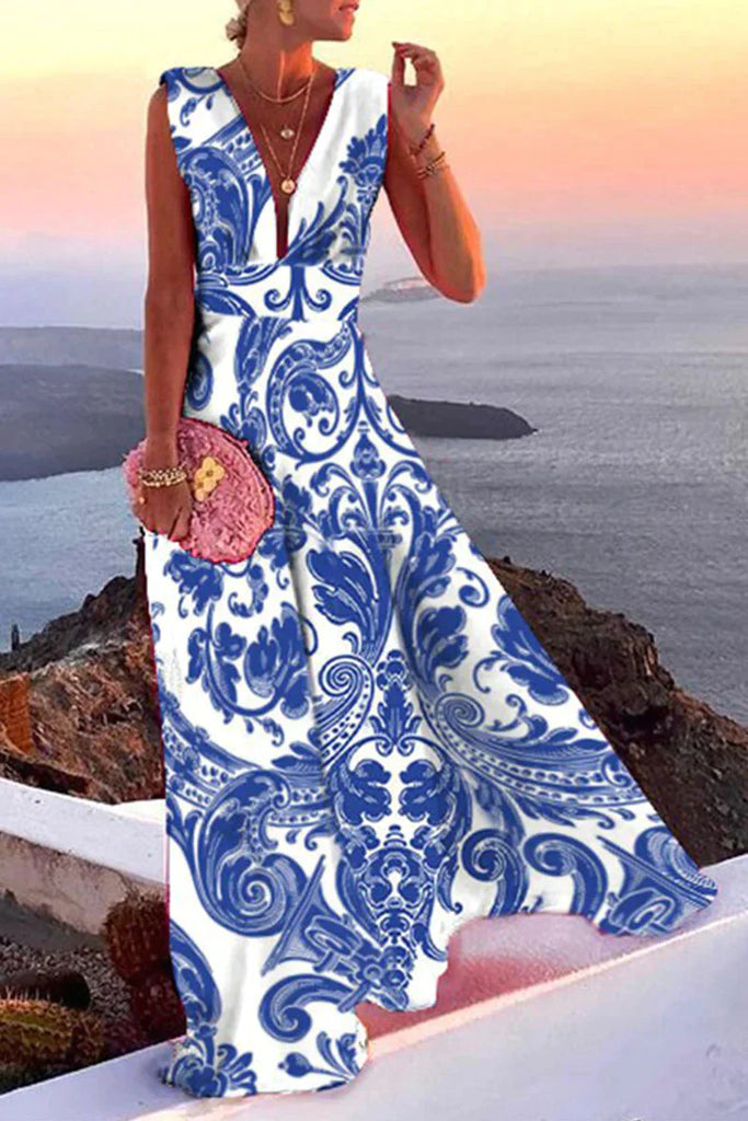 Versatile flowy summer dress for women, offering comfort & elegant style for parties, beach days, or daily wear.