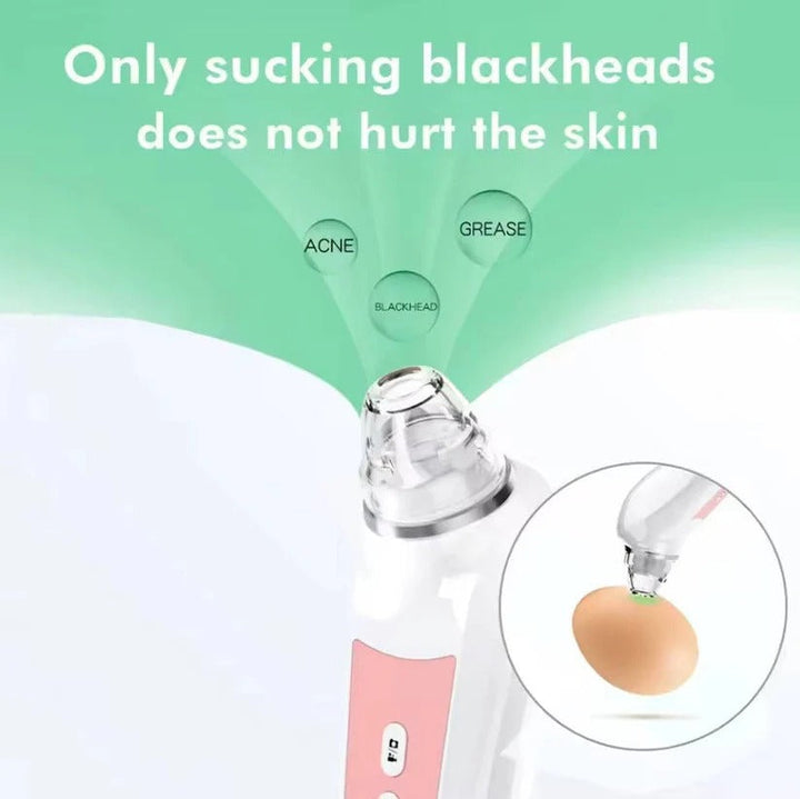 Advanced blackhead pore vacuum with 1080P camera; a rechargeable facial cleaner for deep skin treatment.
