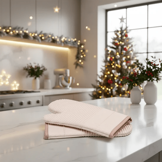 Unisex non-slip silicone oven gloves for max heat protection in the kitchen. Perfect for baking.