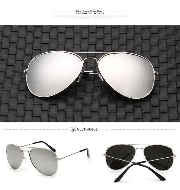 Elegant pilot glasses: Men's & women's polarized aviator sunglasses with sleek design & sun protection.