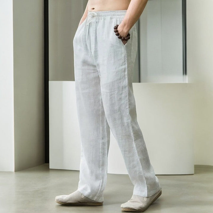Men's Palmara relaxed fit lounge pants, comfortable & breathable with elastic waist, ideal for summer.