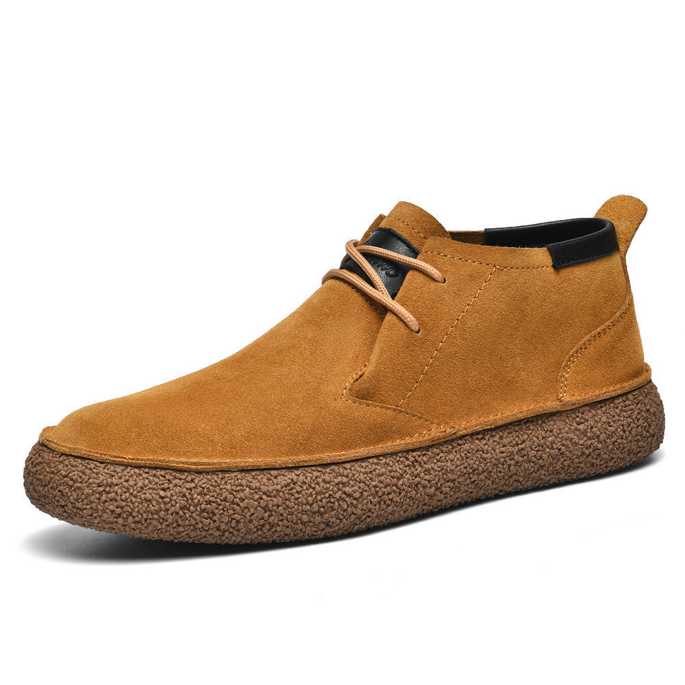 Men's retro style suede orthopedic footwear, ideal for casual wear