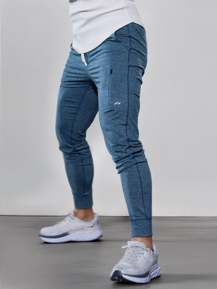 Men's Valencia Stretch Performance Joggers in black, perfect for activewear & everyday comfort