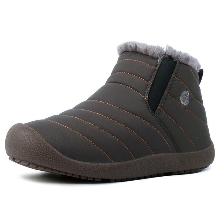 Men's robust ankle high winter boots, warm, waterproof, excellent for snow and hiking