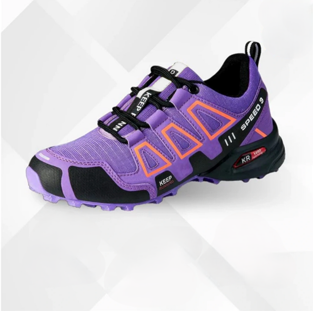 Trekking shoes with stable grip & orthopedic support for rugged terrain. Ideal for active hiking.