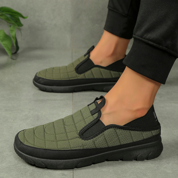 Breathable water-resistant slip-on comfort shoes for men and women, perfect casual footwear