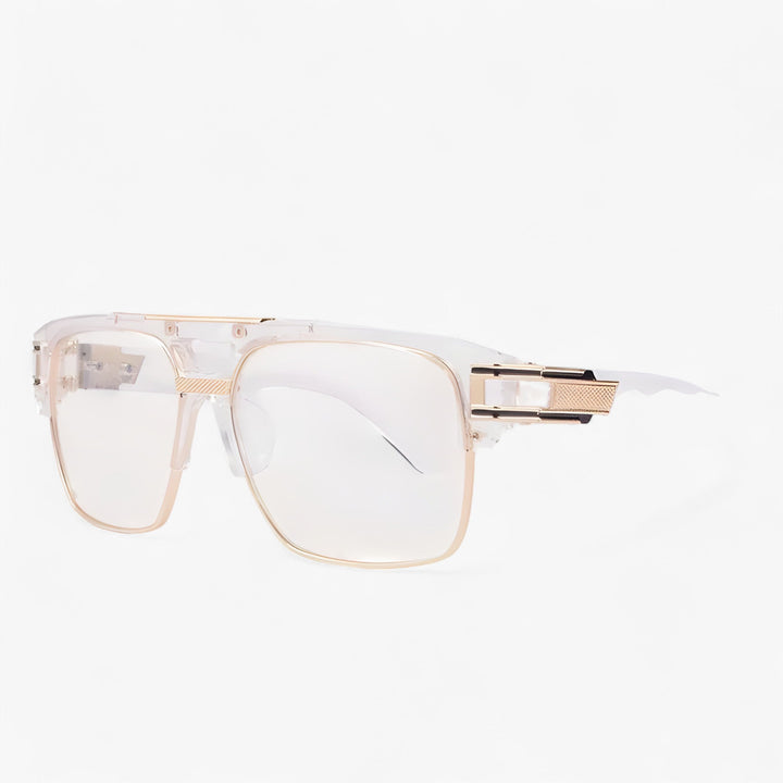 Unisex Calvero sunglasses: trendy retro mirrored lenses with reliable UV400 protection.