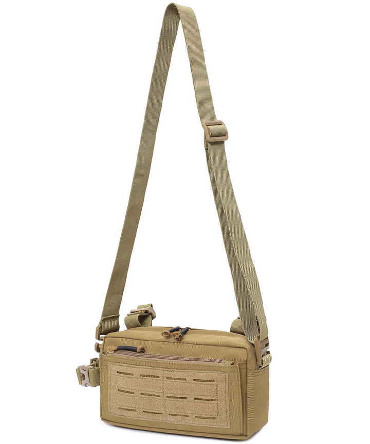 Everyday Carry Sling Bag from above, revealing main compartment access and internal organization