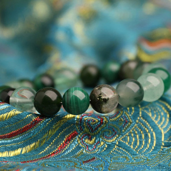 Unisex Five Elements Crystal Agate Luck Bracelet - Lexians