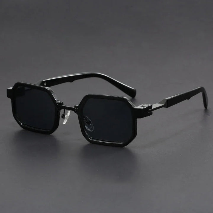 Unisex Octagon Frame UV400 Sunglasses, trendy acetate geometric eyewear for sun protection