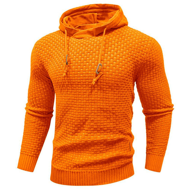 Phantom black fleece hoodie, classic pullover design, perfect for men and women, cozy