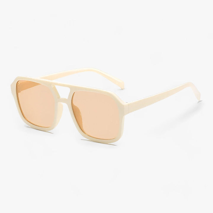 Trendy unisex oversized square sunglasses, vintage style for a bold fashion statement and sun safety.
