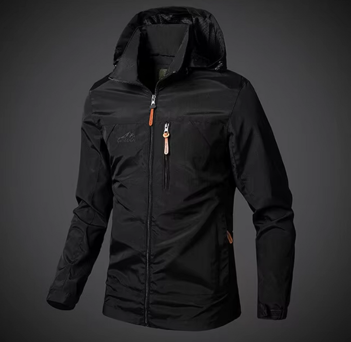 Men's high-performance outdoor jacket. Waterproof, windproof, and breathable for all challenging conditions.