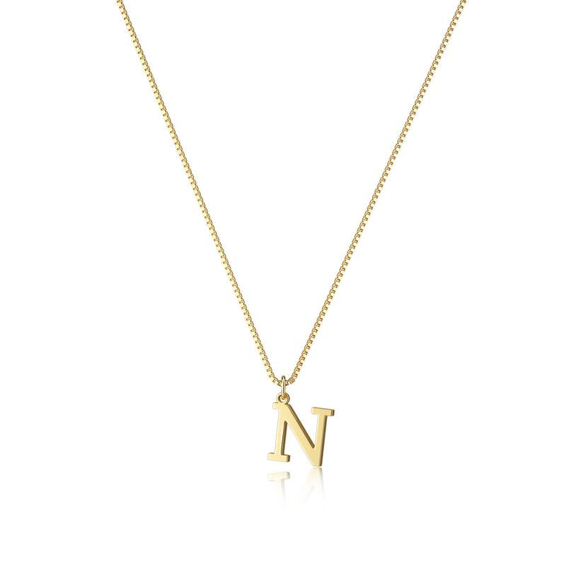 Gift-ready gold initial necklace for women, beautifully crafted design