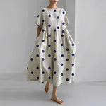 White Blue Dots