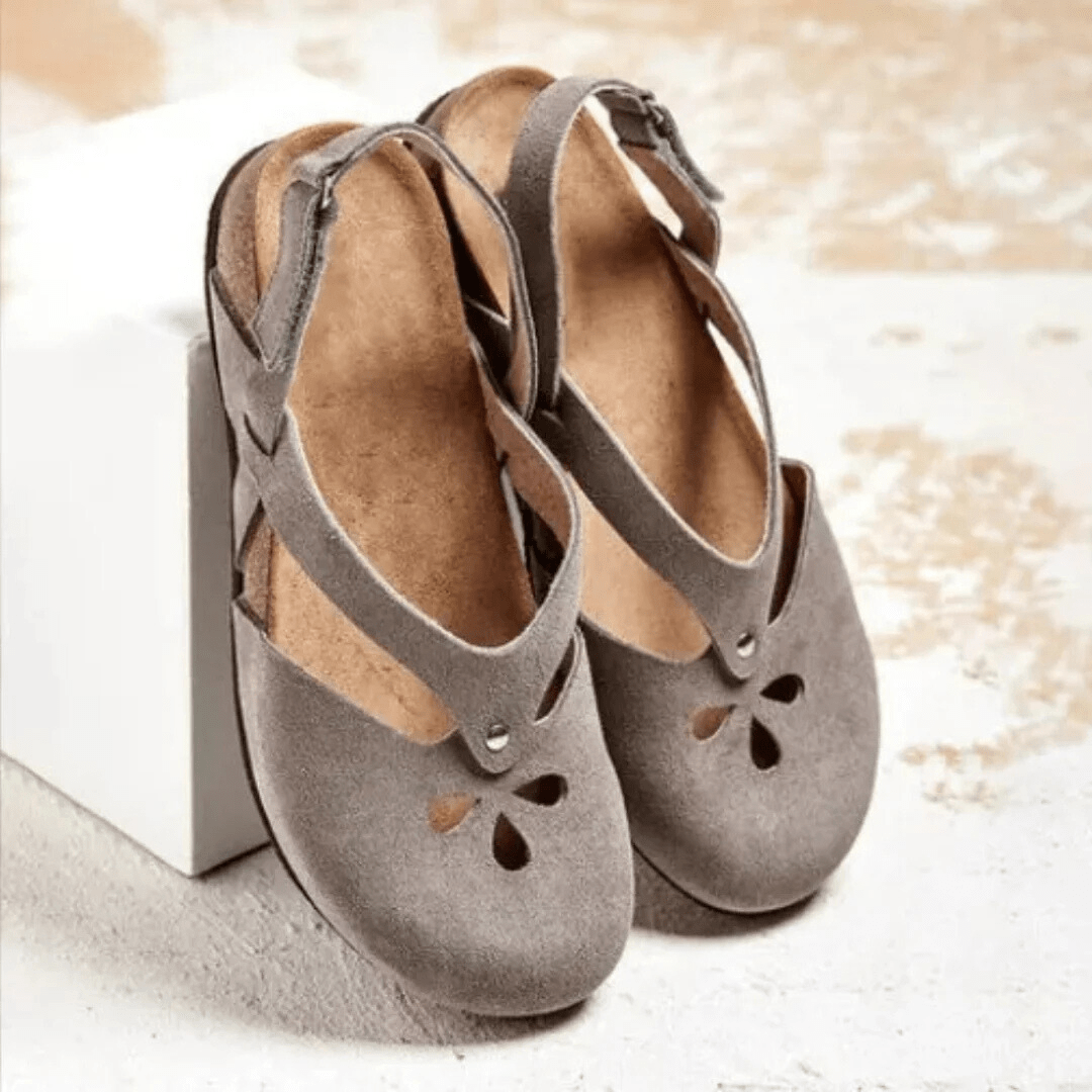 Women's Closed - Toe Slingback Sandals - Elegant Summer Style - Lexians