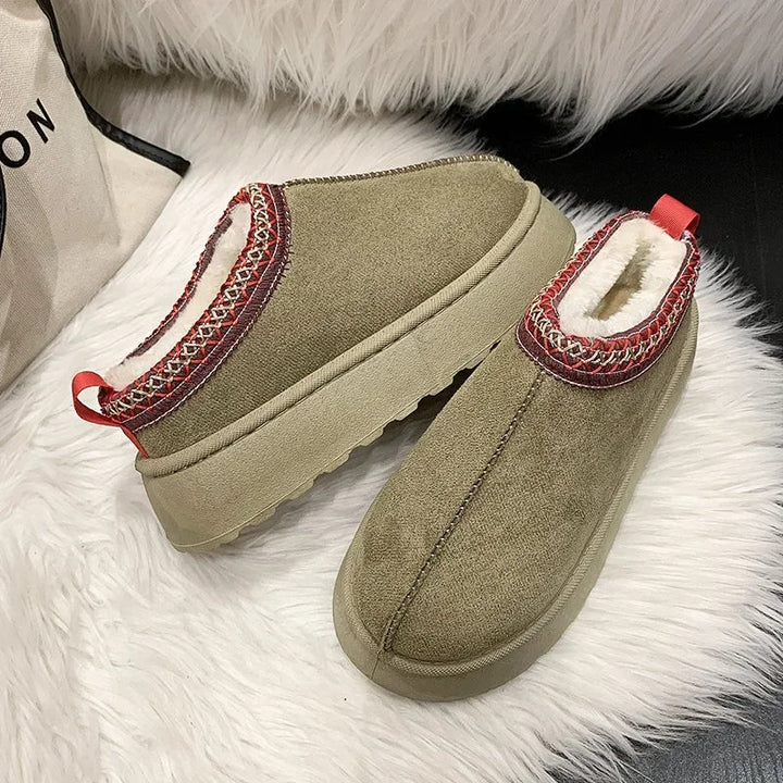 Women's Fleece - Lined Slip - On Mules for Cold Weather - Lexians