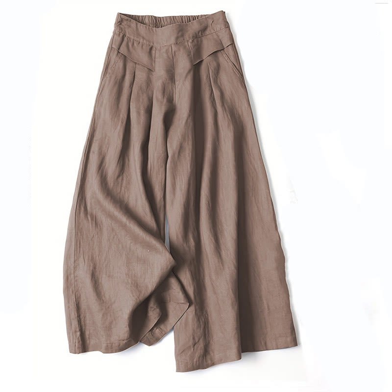 Women's High Waist Wide Leg Pants with Pockets