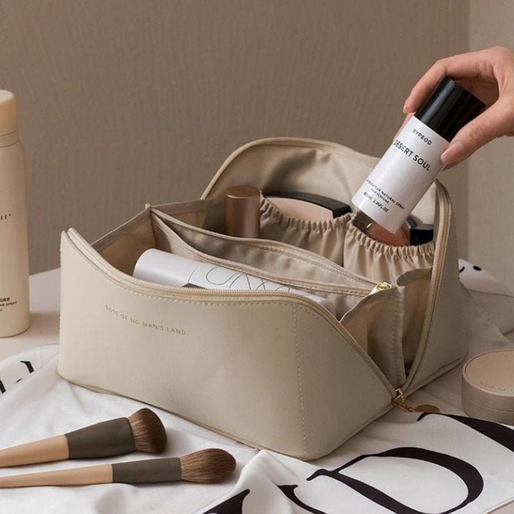 Women's Travel Makeup Organizer with Wide Opening - Lexians