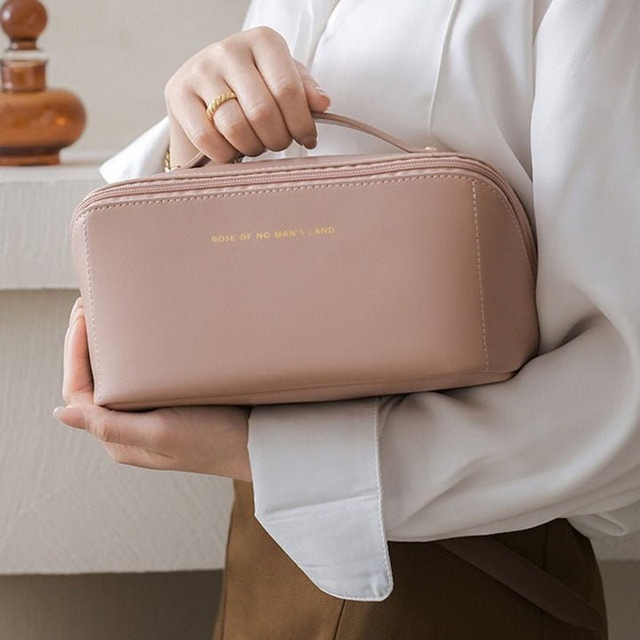 Women's Travel Makeup Organizer with Wide Opening - Lexians